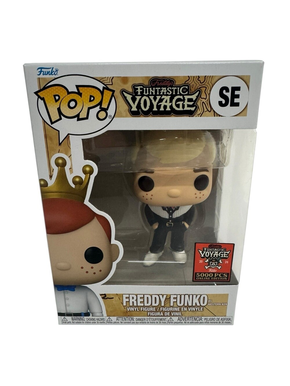 FUNKO Funtastic Voyage Box of Fun BARBIE Freddy Funko as WESTERN KEN LE 5000 PCS
